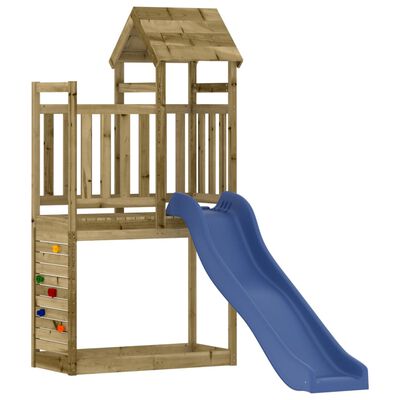 slide and swing set