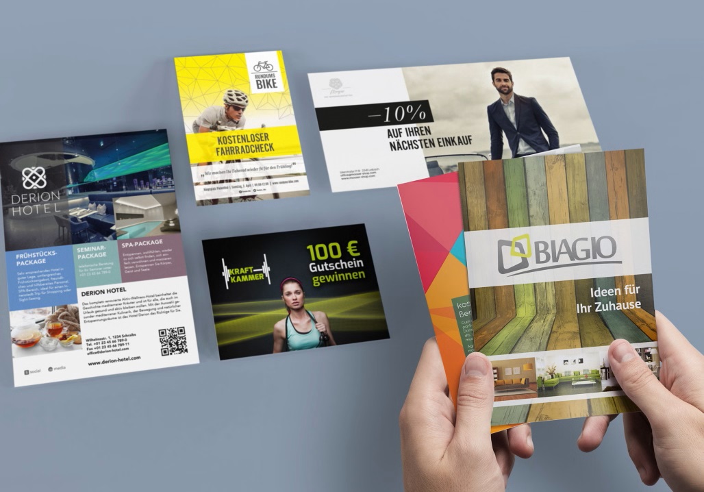 Flyer gestalten und drucken