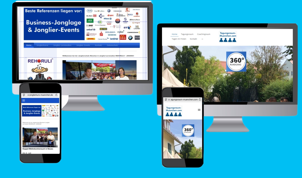 Webseite gestalten und erstellen