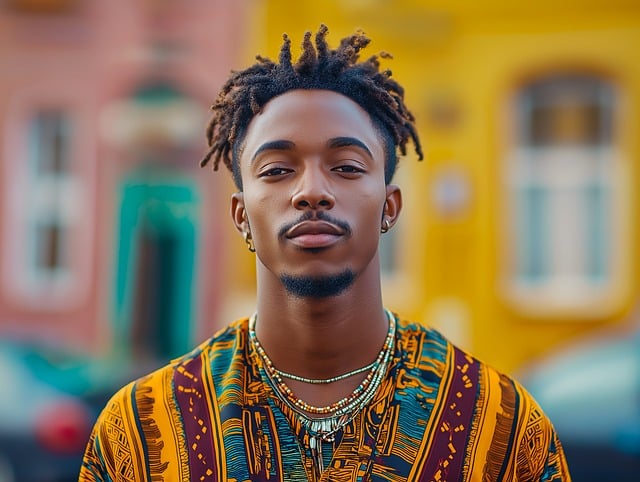 ai generated, african man, traditional attire